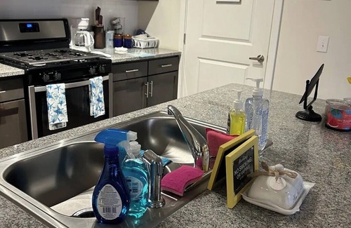 Texas City Apartment | Gulfside Getaway near Galveston w/Pool, Gym & Parking