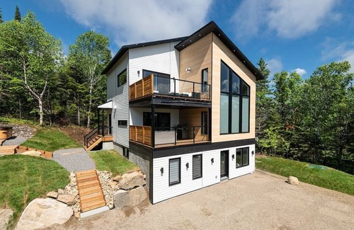 Saint-Joseph-de-la-Rive Ski Chalet | Hôtel à la maison - Le Visionnaire, spa et vue