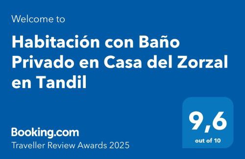 Tandil House | Habitación con Baño Privado en Casa del Zorzal en Tandil
