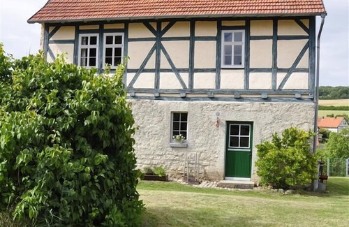 Willershausen House | half-timbered house from the 18 century, with view on the Wartburg