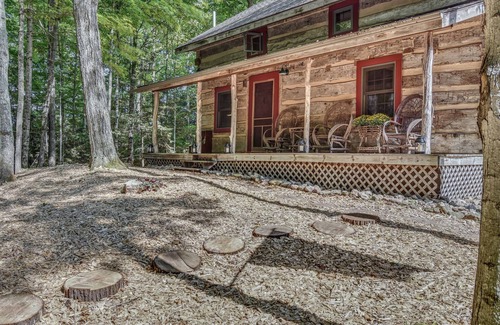Egg Harbor Cabin | Hand Hewn Log Cabin Newly Renovated, rustic-modern design