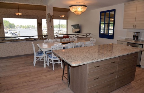 Macatawa Condo | Harbor View Loft #3 is a waterfront condo - Big enough for everyone!