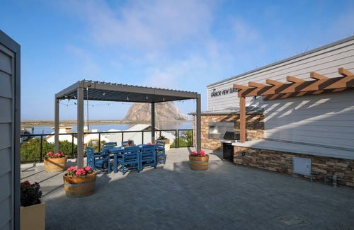 Morro Bay Condo | Harbor View Suite with Expansive Bay Views - ADA Accessible with Patio & A/C
