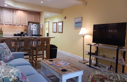 Hatteras Villa | Hatteras 1 Bedroom Condo with Pool Best Beaches are at the End! Ground Floor