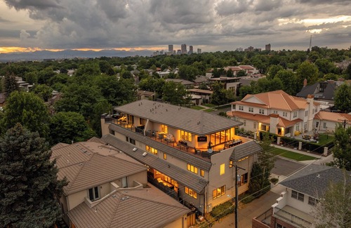 Cherry Creek House | Heart of Cherry Creek Modern Mansion Rooftop