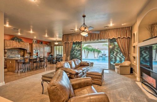 Power Ranch House | Heated Pool and Putting Green Luxe Gilbert Home