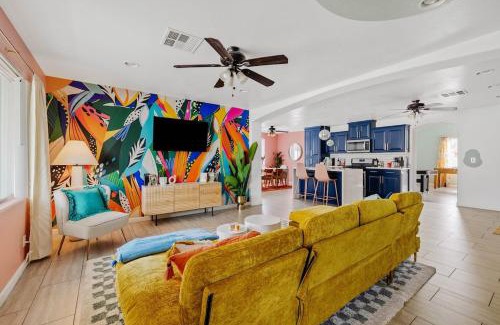 New Northtown House | Heated Pool Game Room, Mountain Views