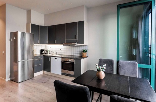 Sandviken Apartment | Heimby apartments | Harbour Apartment With French Balcony!