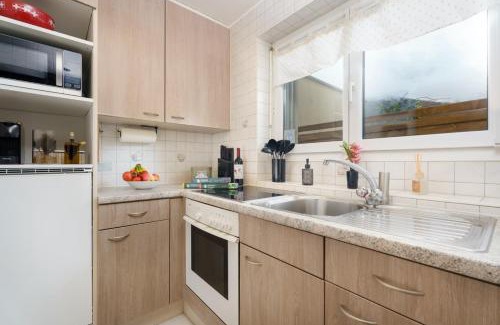 Saas-Fee Apartment | Helles, Chalet-Stil Apartment mit Allalinblick