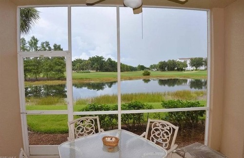 Heritage Palms Condo | Heritage Palms - 1st Floor-Condo-sleeps 6 with Golf, Pool, Tennis Amenities