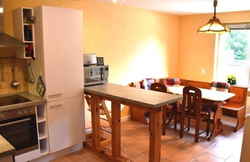 Leezen Apartment | Herpell-nischwitz, Ferienwohnung - Appartement/fewo, Dusche und Bad, WC