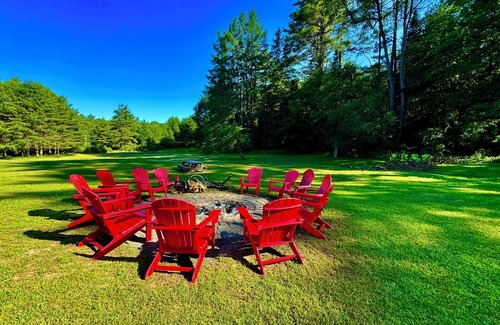 Chestertown House | Hide-A-Way Cabin, Pool & AC, Authetic Adirondack Cabin Steps from Loon Lake