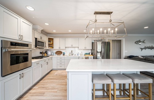 Mantoloking House | High-end Bay front Oasis with Pool and Short Walk to Beach