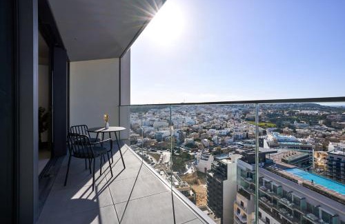 Paceville Apartment | High-Rise Elegance 18th Floor Apartment with Stunning Sea Views
