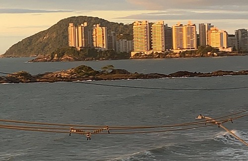 Morro do Maluf Apartment | High standard apartment, 4 bedrooms, sea front Guarujá