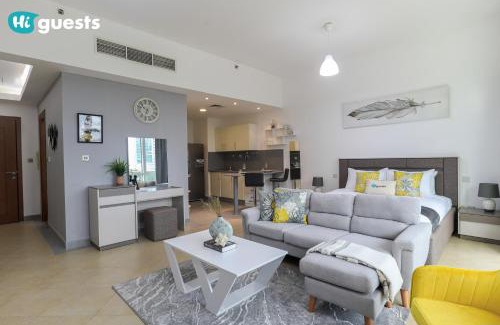Barsha Heights Apartment | HiGuests - City Chic Studio at Madison Residency Close Metro