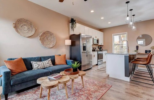 Canton House | Hillside Hideaway Boho 3BR Home w Gameroom, Waffle Bar, Gas Fire Pit, Mtn Views!