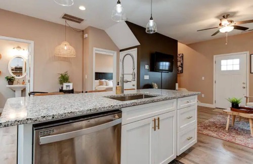 Canton House | Hillside Hideaway Boho 3BR Home w Gameroom, Waffle Bar, Gas Fire Pit, Mtn Views!