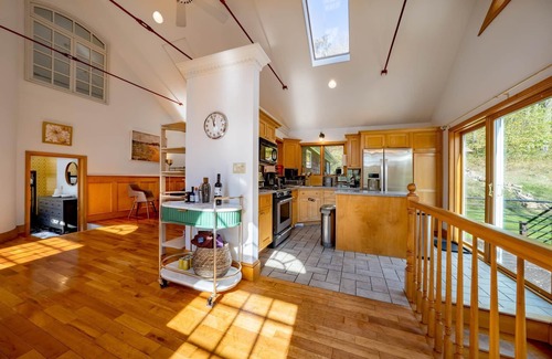 Pine Plains House | Hilltop Home on 10 acres w/hot tub, fire-pit + solar