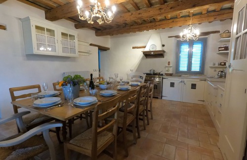 Belmonte Piceno Villa | Hilltop villa with air-conditioning, exclusive use of pool, gym & garden