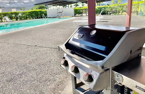 Hilo Apartment | Hilo Studio Retreat with Gorgeous Park View, AC, WiFi, Pool
