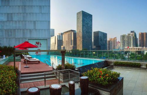 Central Business District Hotel | Hilton Shenzhen Futian, Metro Station at Hotel Front Door, Close to Futian Convention & Exhibition Center