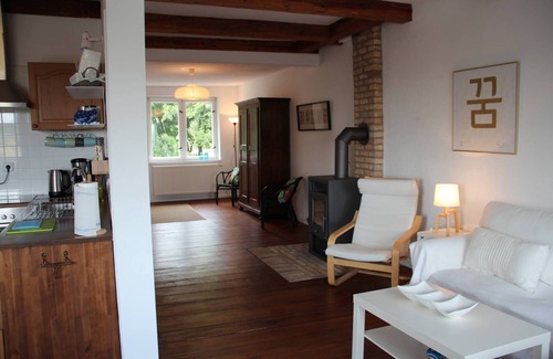 Havelsee Apartment | Historic courtyard on the water with private jetty and boat