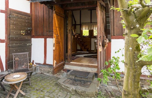 Wirft Cottage | historic half-timbered house on the edge of a forest in a secluded location