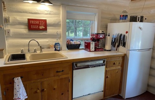 Chetek Cabin | Historic log Cabin Hideaway on a Quiet Clear Lake