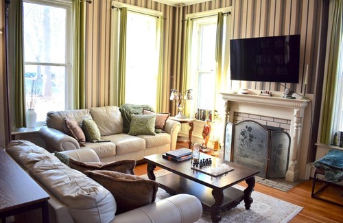 Bloomington House | Historic Manor Overlooking Park