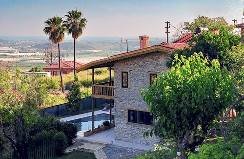 Manavgat Villa | Historic Stone Villa in a Large Complex With Pool Perfect for Families