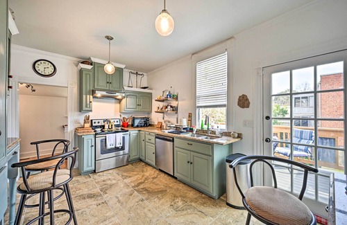 Danville House | Historic 'Watson' Brick House w/Private Deck!