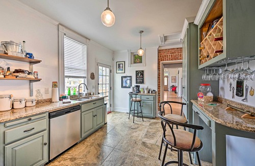 Danville House | Historic 'Watson' Brick House w/Private Deck!