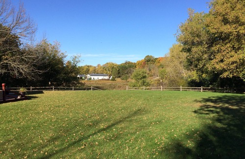 Elkhart Lake House | Historical Lodge in Elkhart Lake with Hot Tub