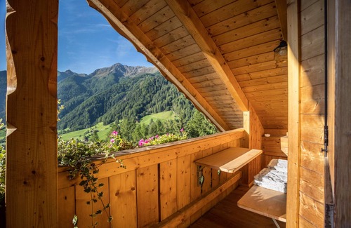 Vandoies Apartment | Holiday Apartment "Adult Only Wasserfall Tschorn" with Mountain View, Balcony & Wi-Fi