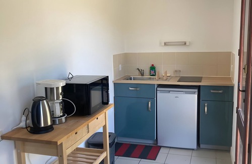 Saint-Remy-Sur-Durolle Apartment | Holiday Home 'Ocre Au Bord Du Lac' with Shared Terrace, Shared Garden and Wi-Fi