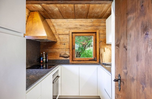 Finsing House | Holiday Home 'Altes Totschenhäusl Am Ziller' with Mountain View, Private Garden and Wi-Fi