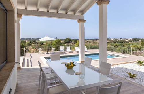 Ses Salines House | Holiday Home Colonies with Sea View, Private Pool, Terrace, A/C & Wi-Fi