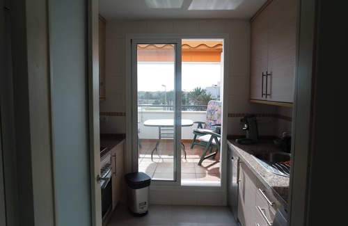 Roquetas de Mar Apartment | Holiday home for 2 people: Playa Serena beach 6min walk, golf course 9 min.n