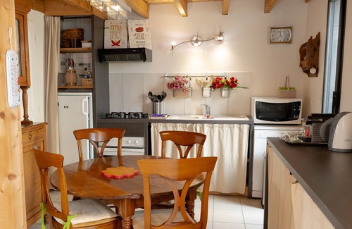 La Motte-Servolex House | Holiday Home 'Le Balcon Des Bauges' with Mountain View, Shared Pool and Wi-Fi