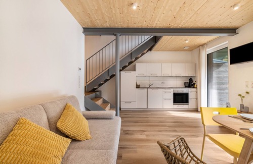 Beuron Apartment | Holiday home 'Lupus 5' with mountain views, private terrace and WLANn