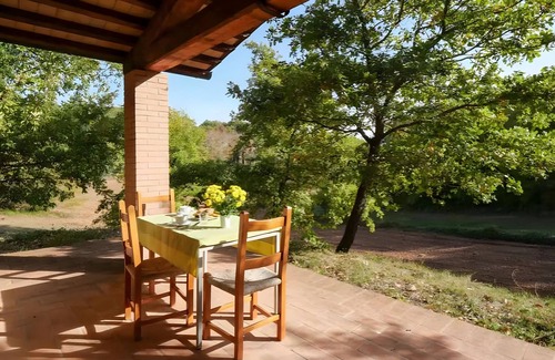 Montieri Apartment | Holiday Home 'San Michele - La Valle' with Mountain View, Shared Pool and Air Conditioning