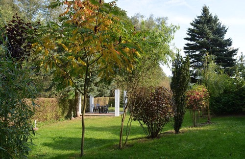 Parchim House | Holiday home with covered terrace and fireplace in Parchim