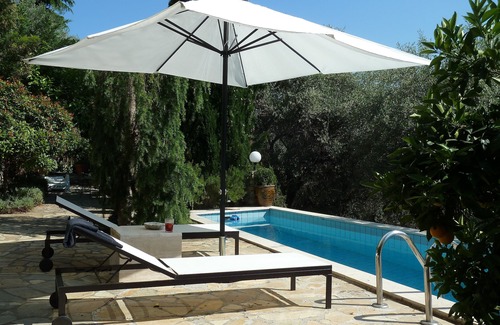 Prela House | Holiday house in a quiet location, sea view, pool, garden terrace, roof terrace