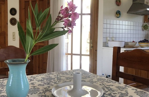 Igoumenitsa House | Holiday idyll in an olive grove, Mediterranean nature with a view of the sea and mountains.