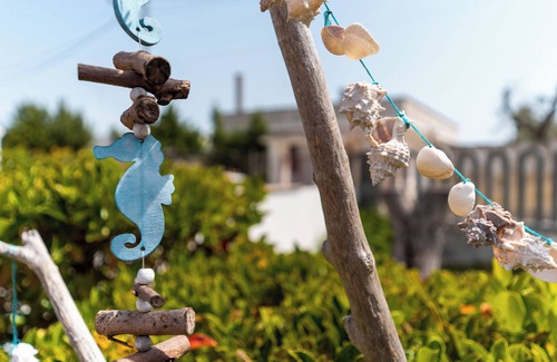 Torre Specchia Ruggeri Apartment | Holiday Apartment "Monolocale Amare 2" close to the Beach with Garden