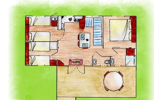 Pieve Vecchia House | Holiday resort Baia Verde - Mobilehome Giada AGBER (3251)