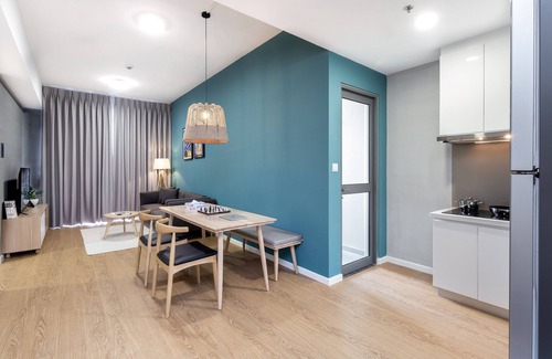 Thao Dien Apartment | Hollywood Chic 2BR @ Masteri An Phu 17F Pool & Gymn