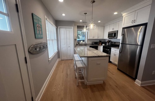 Long Branch House | Home Sweet Beach House- Brand new 1 block to the beach! Labor Day weekend open