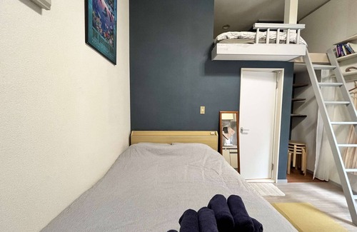 Suginami Apartment | Home WIFI & Compact & Tranquil Apt with LOFT!